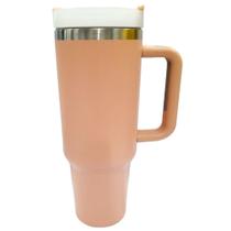 Copo Térmico com Canudo 1200ml N244464-3 Rosa - Quanhe
