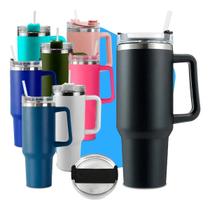 Copo Térmico Com Canudo 40Oz - Garrafa Térmica Inox Copo Térmico Com Canudo 40Oz - Garrafa Térmica Inox