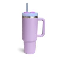 Copo Térmico com Canudo Tampa e Alça Garrafa 1200ml