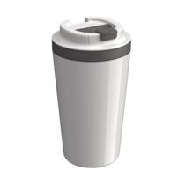 Copo Térmico Com Tampa 400 Ml Branco - Unitermi Copo Térmico Com Tampa 400 Ml Branco - Unitermi