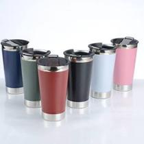 Copo térmico com tampa - 473 ml