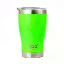 Copo Térmico com Tampa 473ml aço inoxidável Oba Térmic Verde Neon Copo Térmico com Tampa 473ml aço inoxidável Oba Térmic Verde Neon