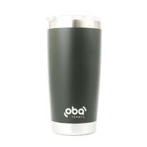 Copo Térmico com Tampa 591ml aço inoxidável Oba Térmic Verde Militar Copo Térmico com Tampa 591ml aço inoxidável Oba Térmic Verde Militar