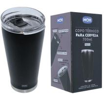 Copo Térmico Com Tampa 700ml Mor Original Cerveja Chopp Inox Copo Térmico Com Tampa 700ml Mor Original Cerveja Chopp Inox