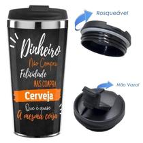 Copo Térmico Com Tampa Anti-Vazamento Cerveja Chopp 450 ML