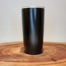 Copo Térmico Com Tampa Cerveja Terere Cafe Camada Dupla Inox