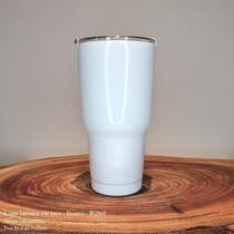 Copo Térmico Com Tampa Cerveja Terere Cafe Camada Dupla Inox