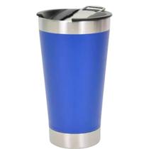 Copo Térmico com Tampa E Abridor 473ml Cerveja Café Inox Beer Cup Gelada Quente Caneca