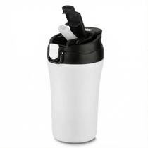 Copo Térmico Com Tampa Fosco de 500ml Inox