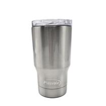 Copo Térmico Com Tampa Long Neck 4 Em 1 Plasvale 410ml Cinza Copo Térmico Com Tampa Long Neck 4 Em 1 Plasvale 410ml Cinza