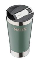 Copo Térmico Com Tampa Malta 590Ml Bebidas Geladas Quentes