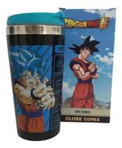 Copo Térmico Com Tampa Personagem Dragon Ball Super 450ml Multiuso Zona Criativa Copo Térmico Com Tampa Personagem Dragon Ball Super 450ml Multiuso Zona Criativa
