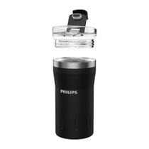 Copo Térmico Com Tampa Philips 350ml AWP2654BK Preto