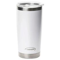 Copo Térmico Com Tampa Plasvale Branco