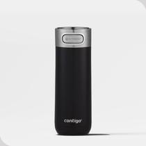 Copo Térmico Contigo Luxe Autoseal 473 ml Preto Vedação Perfeita
