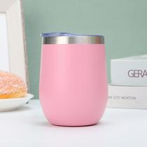 Copo Térmico Cuia 360ml Inox Tampa Oval Bebida Quente e Fria 5817 Copo Térmico Cuia 360ml Inox Tampa Oval Bebida Quente e Fria 5817