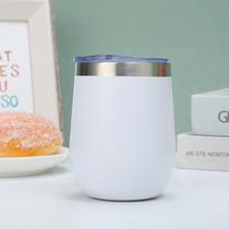 Copo Térmico Cuia 360ml Inox Tampa Oval Bebida Quente e Fria 5817 Copo Térmico Cuia 360ml Inox Tampa Oval Bebida Quente e Fria 5817