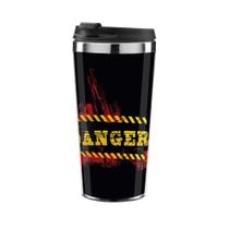 Copo Térmico Danger Perigo Caveira Bope - Inox