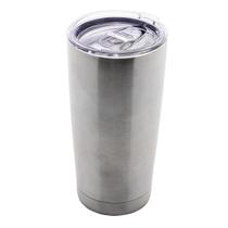 Copo TErmico de ACo Inox Prata com Tampa 600ml Wolff