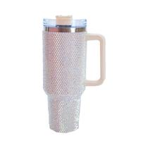 Copo Térmico De Aço Inoxidável Brilhante De 40oz Com Capacidade Grande, Garrafa De Café Isolada Com Copo Térmico De Aço Inoxidável Brilhante De 40oz Com Capacidade Grande, Garrafa De Café Isolada Com