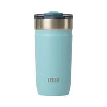 Copo Térmico De Aço Inoxidável Fosco Com Canudo, Copo De Café À Prova De Vazamentos Para Bebidas