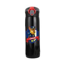Copo Térmico De Aço Inoxidável Para Crianças 460ml PAW Patrol Chase Skye Marshall Com Canudo Garrafa