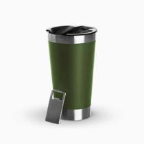 Copo Térmico de Aço Inoxidável Parede Dupla - VERDE Copo Térmico de Aço Inoxidável Parede Dupla - VERDE