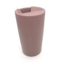 Copo Térmico De Bambu E Pp Parede Dupla Rose 500Ml - Ad.
