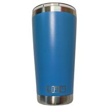 Copo Térmico De Bebida Em Aço Inox Cerveja 591ml Azul Claro