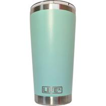 Copo Térmico De Bebida Em Aço Inox Cerveja 591ml Verde Claro