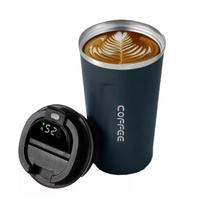 Copo Térmico De Café Com Display Digital de Temperatura Aço Inox Bebida Quente/Frio - V2BEH