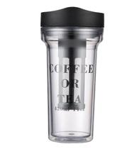 Copo Térmico de Café Tumbler Cold Brew 420ml Preto - ILC Copo Térmico de Café Tumbler Cold Brew 420ml Preto - ILC
