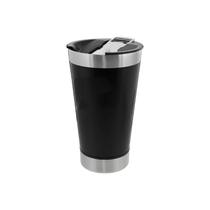 Copo Térmico De Cerveja Aço Inox 473Ml Com Tampa