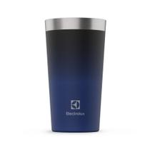 Copo Térmico de Cerveja e Chopp Electrolux Home Bar 560ml Inox Degrade Azul e Preto