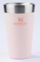 Copo Térmico De Cerveja Inox Rosa Claro 473ml Stanley Original