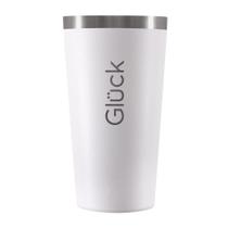 Copo Térmico de Cerveja Sleek Gluck Off White 473ml
