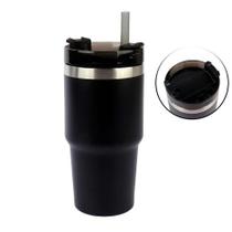 Copo Termico de Inox 900ml com Canudo Color