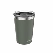 Copo Térmico de Inox com Tampa 310ml Fig Green Everest Soprano