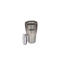 Copo Térmico de Inox Com Tampa em Acrílico 650ml - Vacco Copo Térmico de Inox Com Tampa em Acrílico 650ml - Vacco