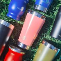 Copo Térmico de Inox Para Bebidas com Dupla Parede e Tampa Abridor Copo Térmico de Inox Para Bebidas com Dupla Parede e Tampa Abridor