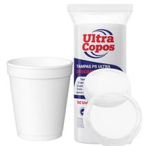 Copo Termico De Isopor Com Tampa 180ml Café e Bebidas 100 Un Copo Termico De Isopor Com Tampa 180ml Café e Bebidas 100 Un