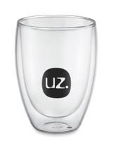 Copo Térmico de Vidro Borossilicato 300ml Transparente Uz