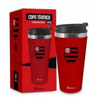 Copo Térmico Denver Emborrachado Vermelho Flamengo - 450ml Copo Térmico Denver Emborrachado Vermelho Flamengo - 450ml