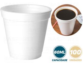 Copo Térmico Descartável De Isopor P Café 60ml C/ 100 Und Copo Térmico Descartável De Isopor P Café 60ml C/ 100 Und