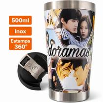 Copo Térmico Doramas 500ml Premium Inox Térmico Estampa 360 Tampa Abridor Presente Dorameira Coreana Copo Térmico Doramas 500ml Premium Inox Térmico Estampa 360 Tampa Abridor Presente Dorameira Coreana