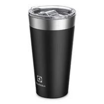 Copo Térmico Electrolux 560ml Preto com Tampa Hermética Copo Térmico Electrolux 560ml Preto com Tampa Hermética