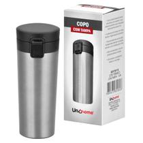 Copo Térmico em Aço Inox 350 ml com Tampa Uny Home