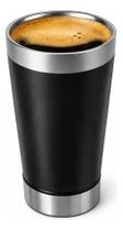 Copo Térmico em Aço Inox 473ml com Tampa e Abridor de Garrafas Parede Dupla Cor Preto Copo Térmico em Aço Inox 473ml com Tampa e Abridor de Garrafas Parede Dupla Cor Preto