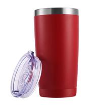 Copo Térmico em Aço Inox 500 ml Vermelho Verside Copo Térmico em Aço Inox 500 ml Vermelho Verside