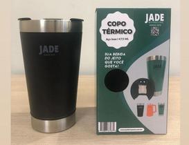 Copo Térmico em Inox 473 ml com Tampa e Abridor da Marca Jade Cores Diversas